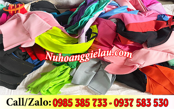 Giẻ lau may nối nhiều lớp đủ màu sắc Giẻ lau may nối nhiều lớp đủ màu sắc