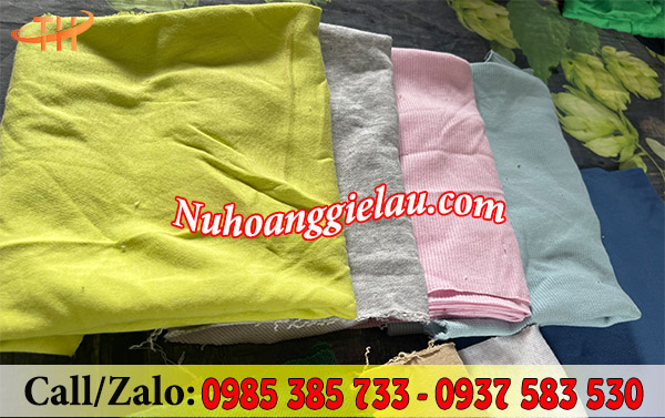 Giẻ lau công nghiệp siêu thấm màu trơn Giẻ lau công nghiệp siêu thấm màu trơn