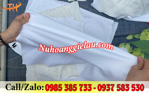 Vải lau công nghiệp màu trắng co giãn vượt trội Vải lau công nghiệp màu trắng co giãn vượt trội