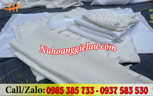 Vải lau công nghiệp màu trắng Vải lau công nghiệp màu trắng