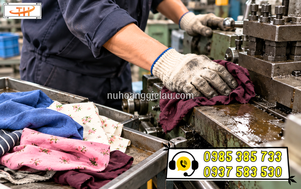 Vải lau máy móc công nghiệp an toàn, tiết kiệm Vải lau máy móc công nghiệp an toàn, tiết kiệm