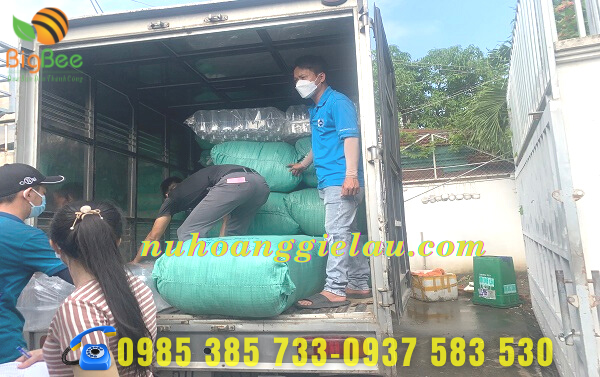 giao hàng vải lau công nghiệp đúng hẹn cho khách