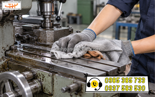 Vải nỉ lau máy móc an toàn, tiết kiệm, hệu quả Vải nỉ lau máy móc an toàn, tiết kiệm, hệu quả