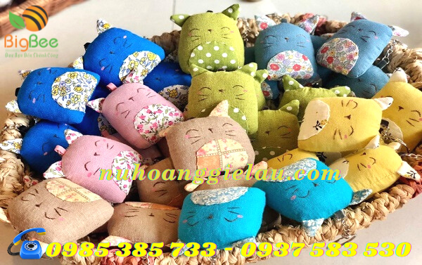 vải vụn tận dụng làm nhiều đồ thủ công