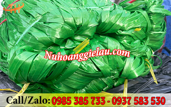 Dây nilon bẹ màu xanh Dây nilon bẹ màu xanh