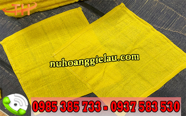 khăn cotton vàng khăn cotton vàng