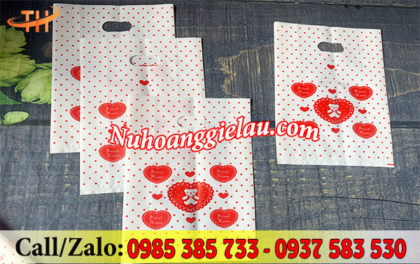 Túi hột xoài in gấu Túi hột xoài in gấu