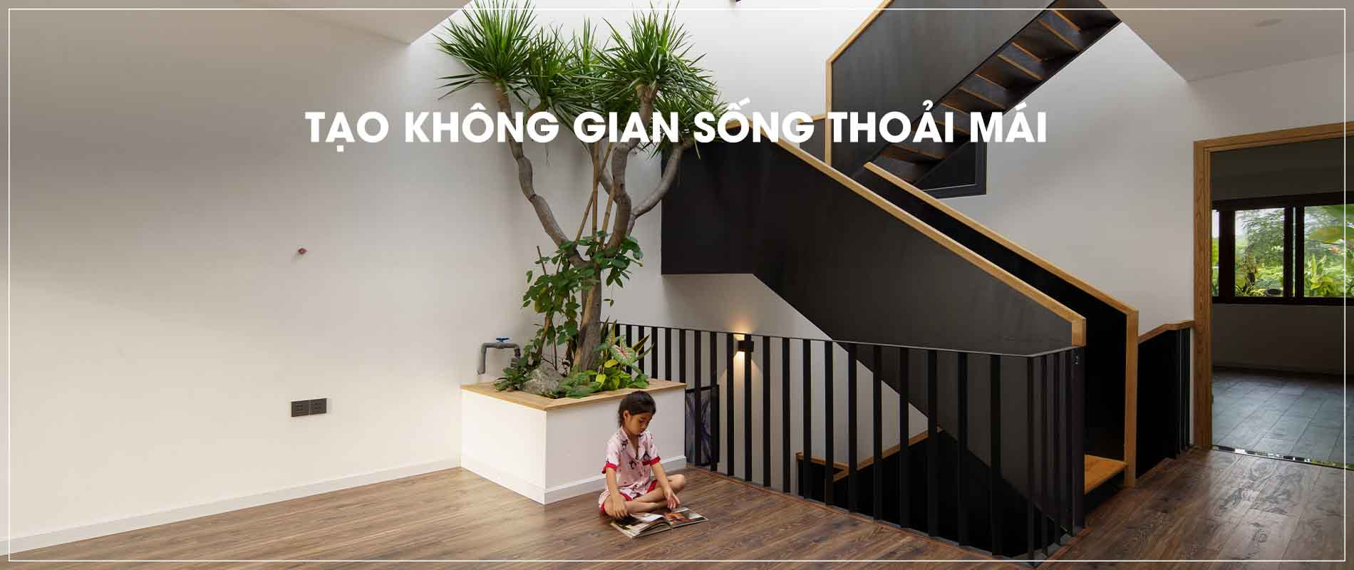 Giếng trời là gì? Ưu điểm và nhược điểm khi xây dựng giếng trời khi xây nhà trọn gói Bình Dương