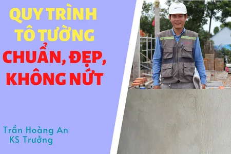 Quy trình tô tường chuẩn, đẹp, không nứt – theo TCTC BUTECCO Quy trình tô tường chuẩn, đẹp, không nứt – theo TCTC BUTECCO