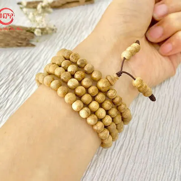 Vòng Chuỗi Trầm Hương 108 Hạt 6 ly