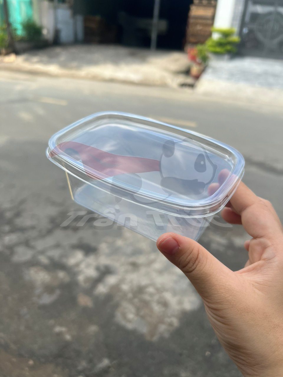 50 cái hộp oval nhựa trong W150G hay XY150G đựng bánh mousse, tiramisu bánh các loại