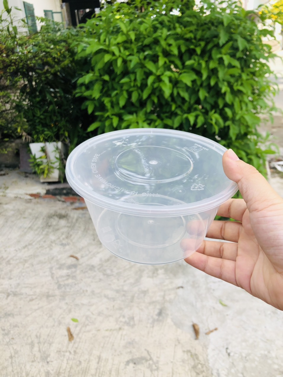 hộp tròn microwave 750ml đựng phở, hủ tiếu