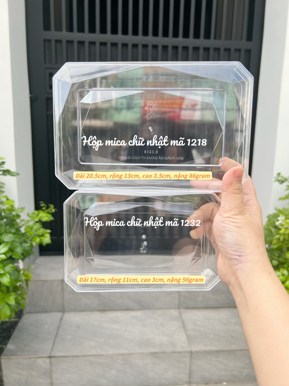 hộp nhựa đựng tôm khô