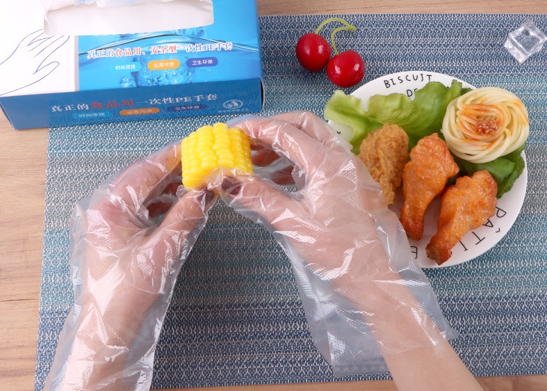 bao tay nilon dùng 1 lần