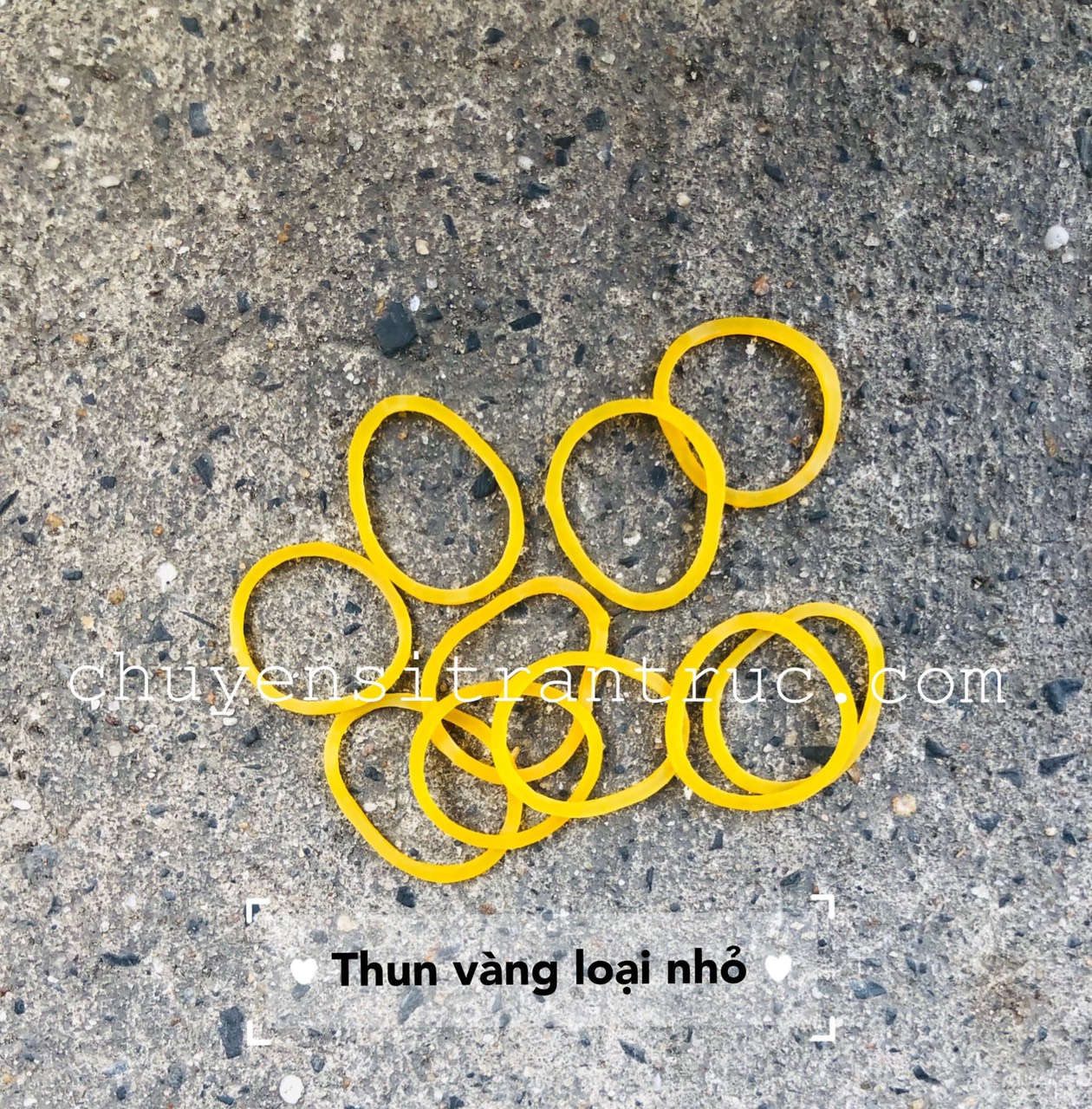 dây thun vàng nhỏ