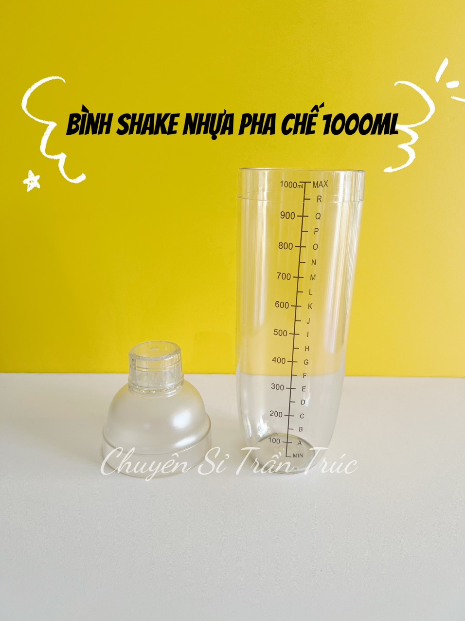 bình lắc nhựa 1000ml