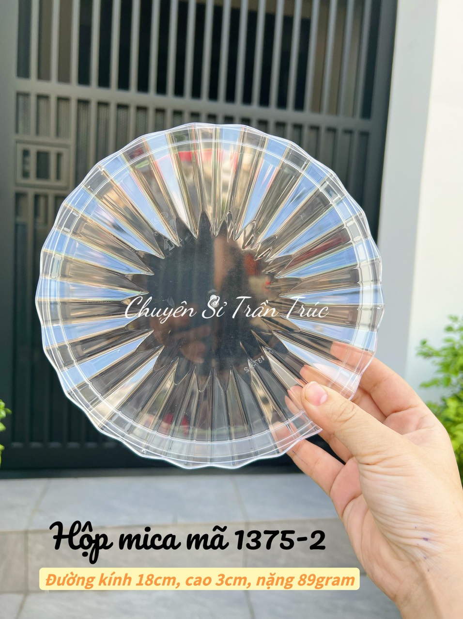 hộp nhựa mica tròn mã 1375 hộp nhựa mica tròn mã 1375