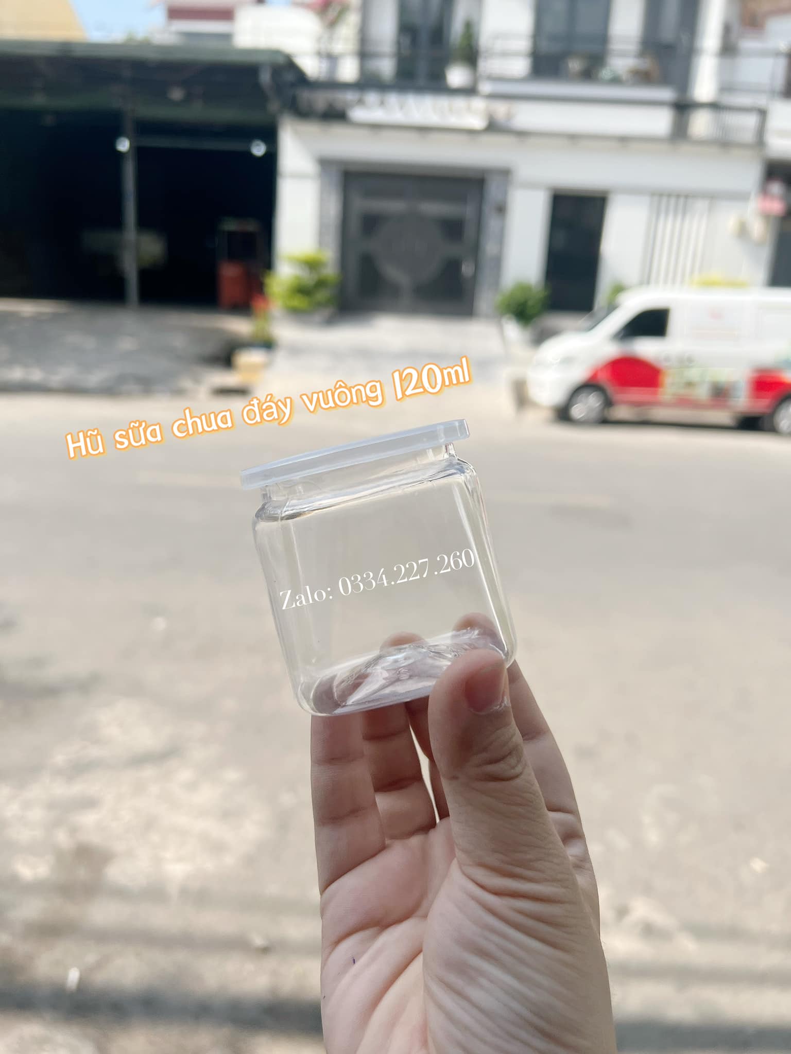 hủ đáy vuông, hủ nhựa sữa chua, hủ nhựa 120ml