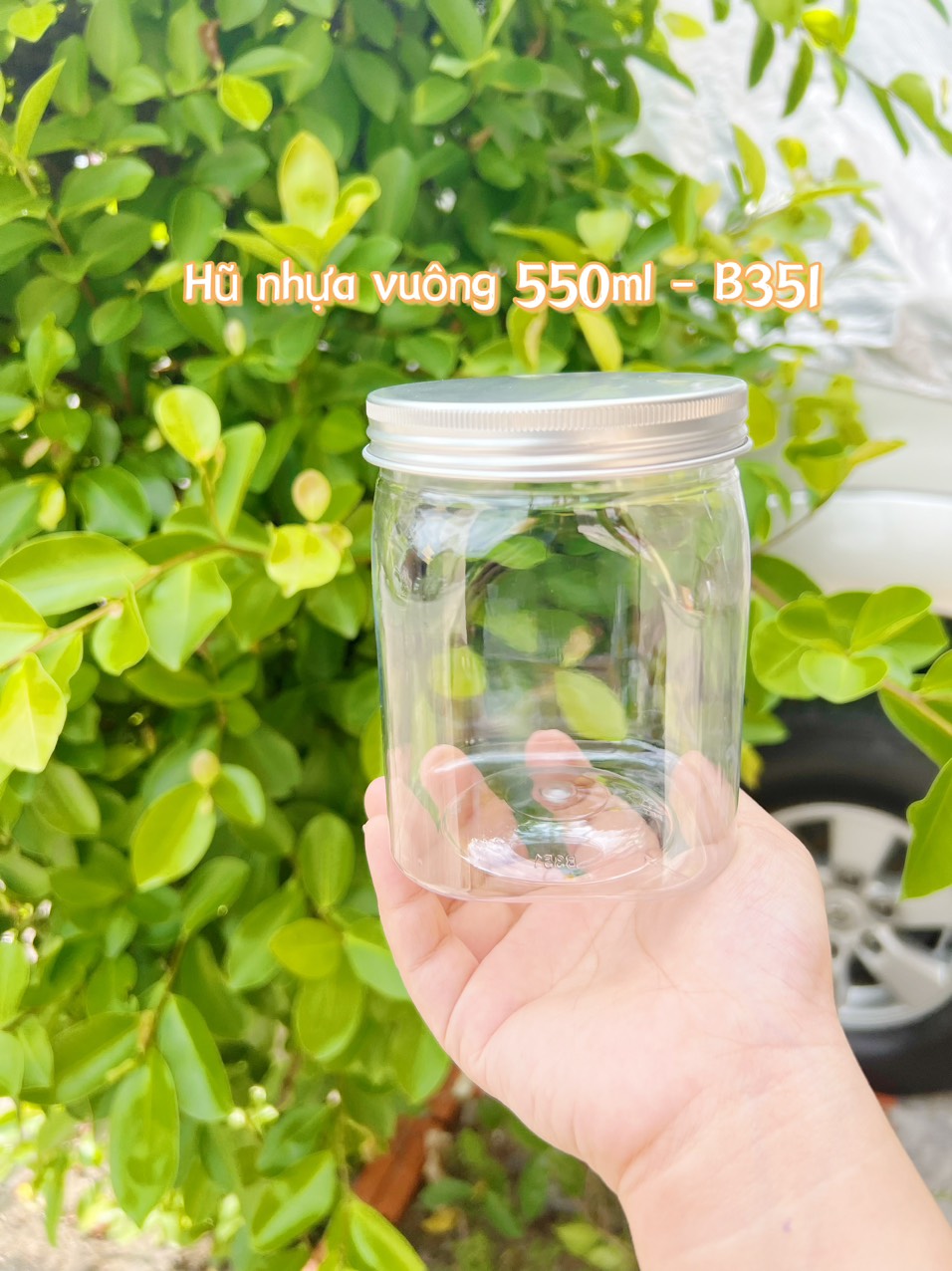 hũ nhựa 550ml đựng mứt tết