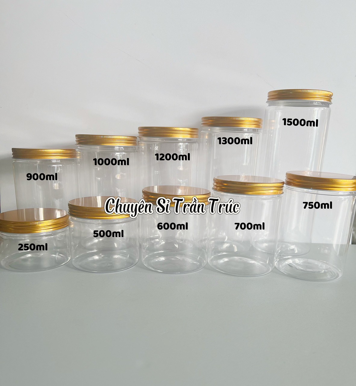 hũ nhựa nắp nhôm vàng hũ nhựa nắp nhôm vàng