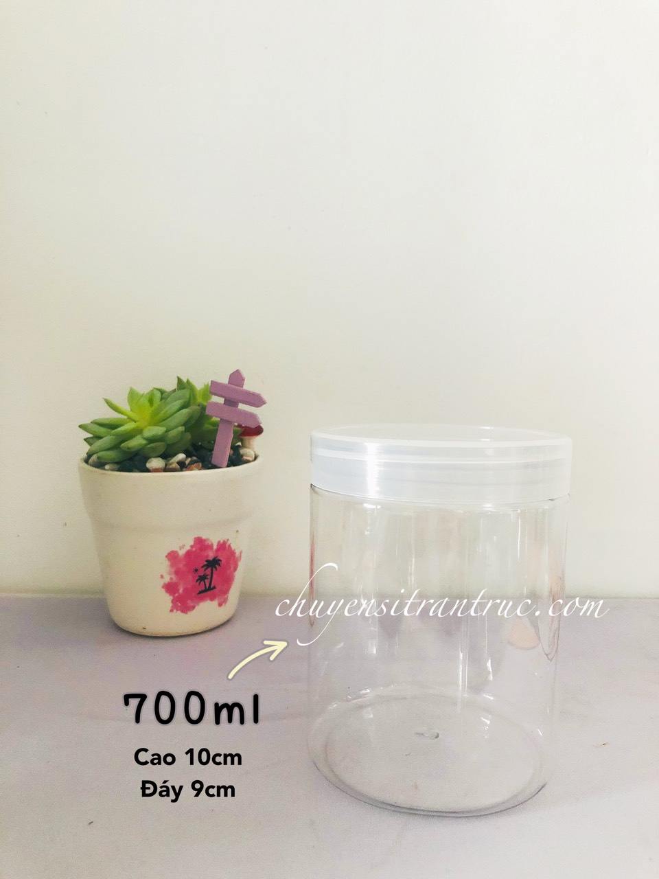 hu nhua pet nắp nhựa trong suốt