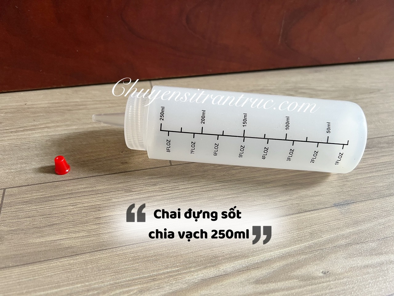 Chai Tương ớt có vòi Bình Nhựa đựng sốt có vạch chia 250ml 700w, chai tuong ot co voi binh nhua dung sot co vach chia 250ml 700w