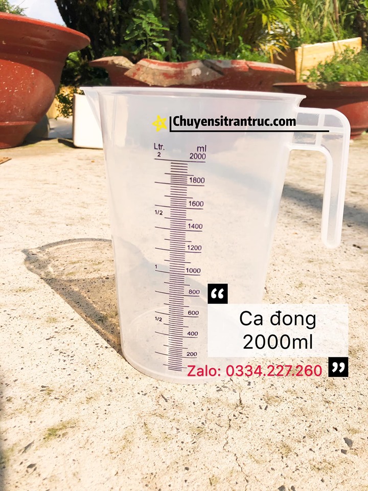 ca đong định lượng 2000ml