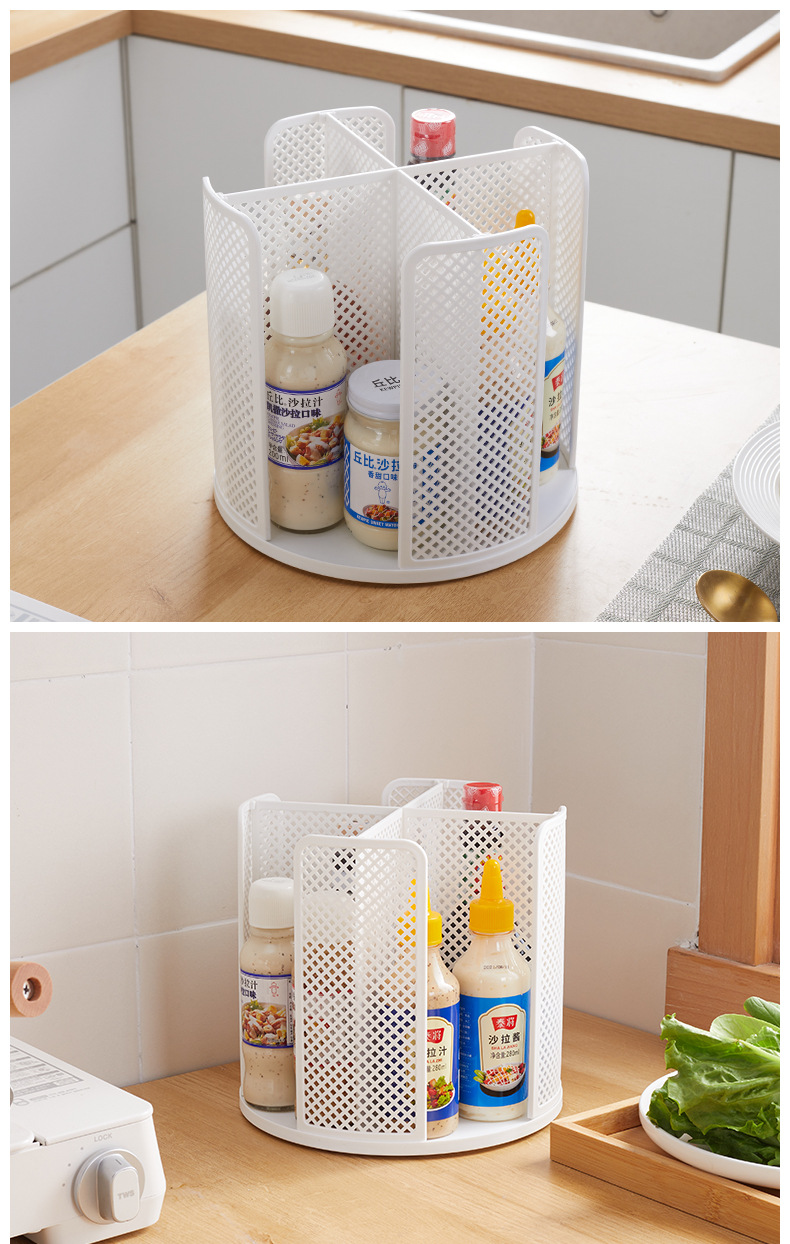 kệ đựng gia vị xoay 360 độ