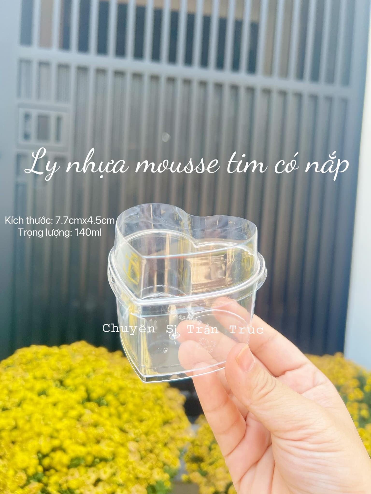 ly mousse tim có nắp ly mousse tim có nắp