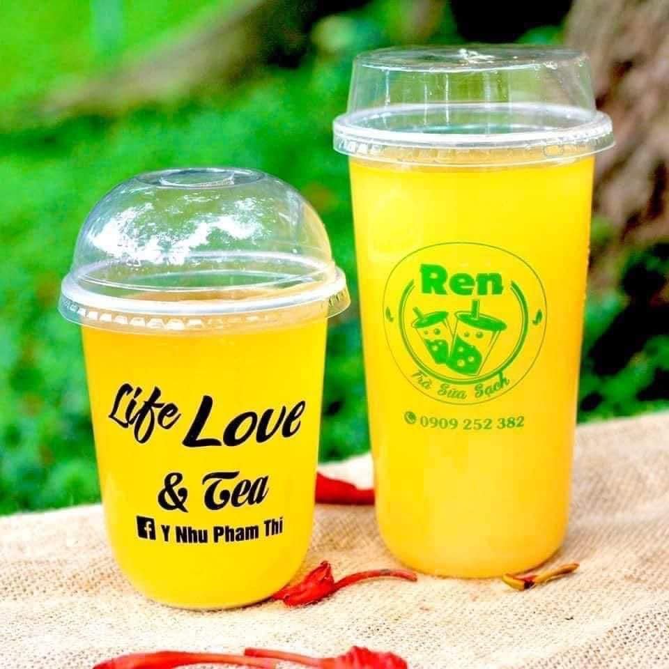 ly nhựa đựng trà sữa