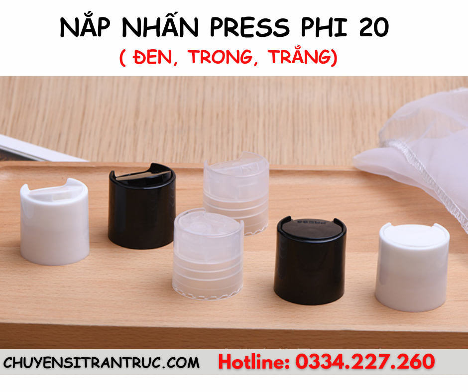 nắp nhấn press phi 20