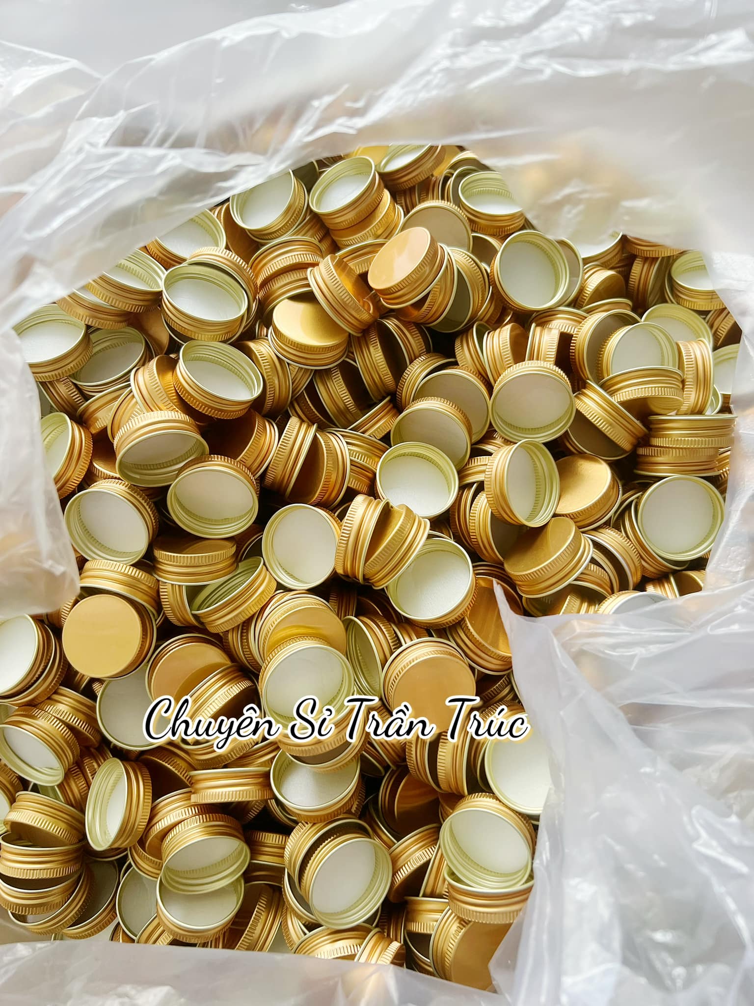 nắp nhôm vàng phi 33, nắp nhôm nắp nhôm vàng phi 33, nắp nhôm