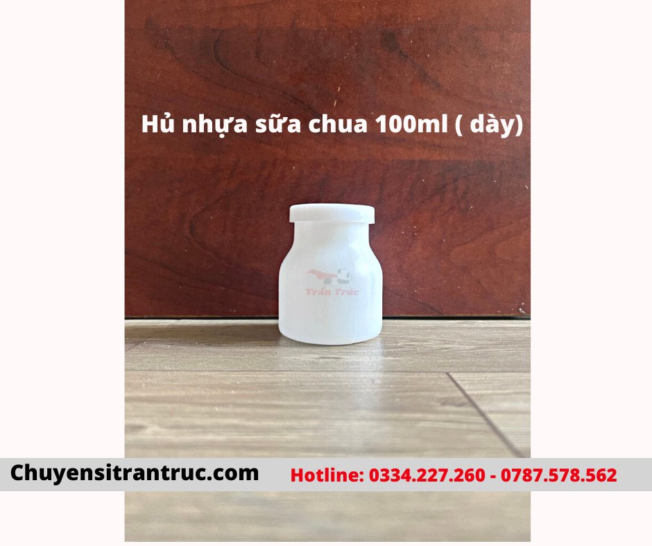 Hủ Nhựa Sữa Chua Dày 100ml [ HẾT HÀNG]