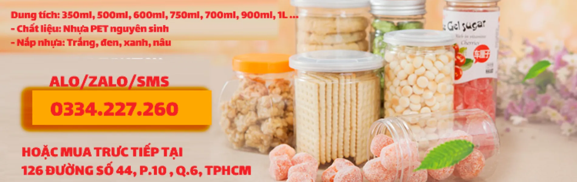 [Sỉ] Hũ Nhựa Pet Nắp Nhôm Đựng Thực Phẩm, Đồ Khô, Ngũ Cốc 50 100 200 500 600 800 1000ml 1200ml 1500ml Lọ, Hộp Nhựa