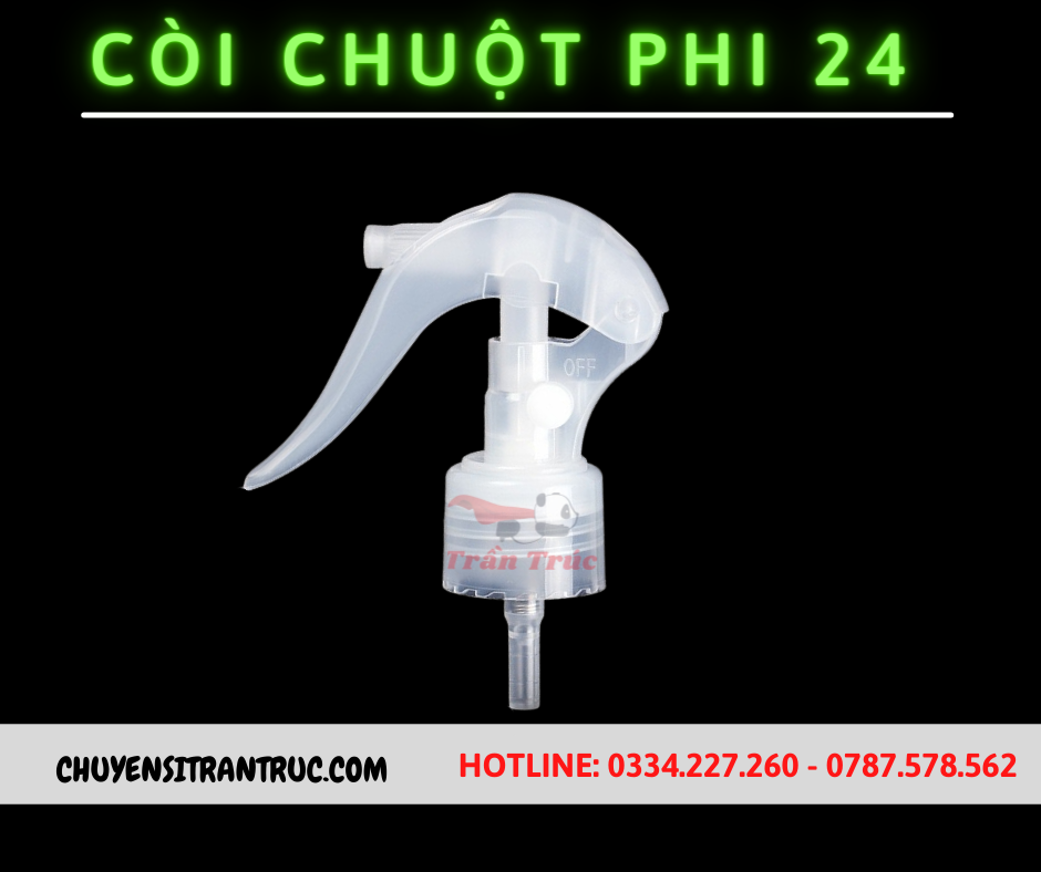 Vòi còi chuột phi 24