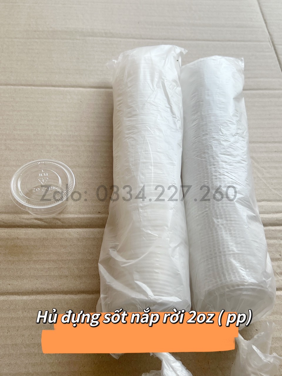 hũ đựng sốt nắp rời nhựa pp 1oz 2oz, hu dung sot nap roi nhua pp