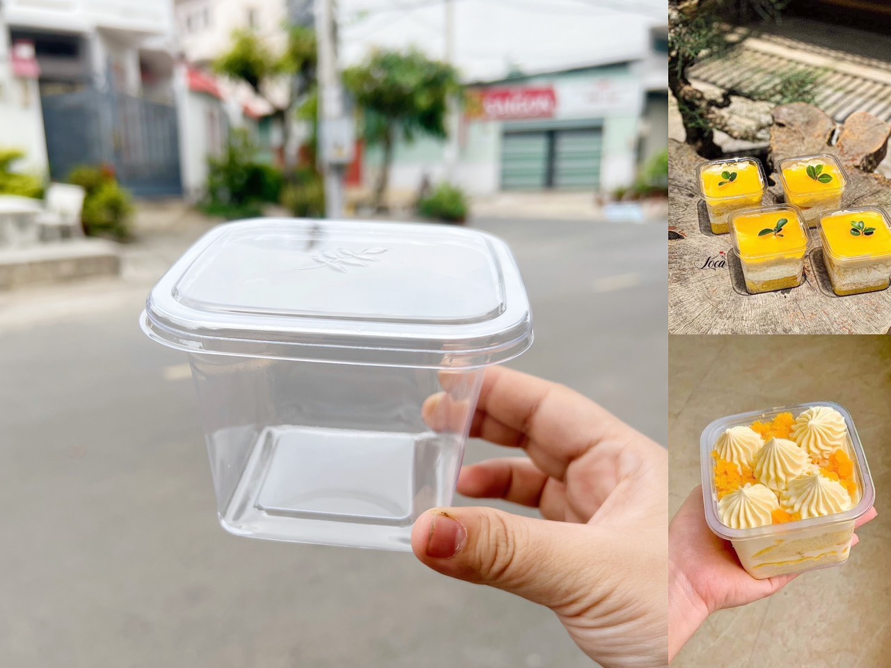 hủ nhựa vuông đựng bánh hủ nhựa vuông đựng bánh