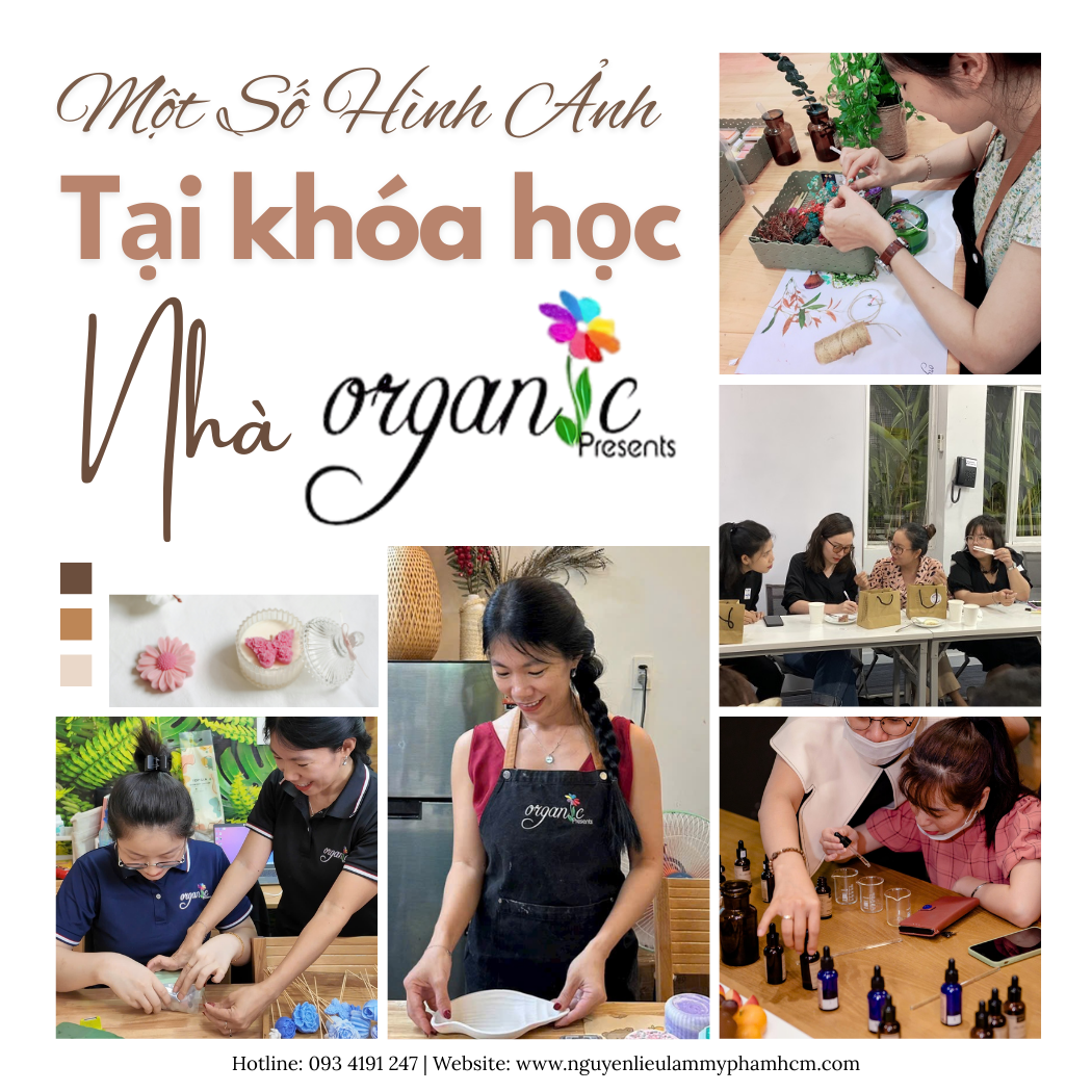 Khóa học làm nến thơm cơ bản handmade