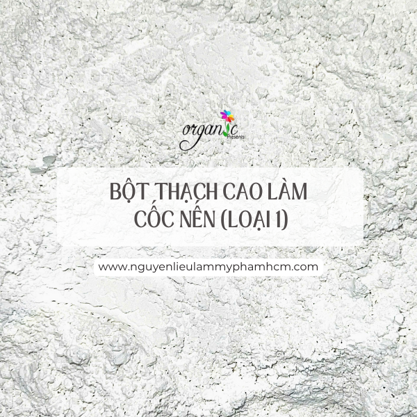 Bột thạch cao làm cốc nến loại 1