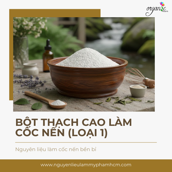 Bột thạch cao làm cốc nến loại 1