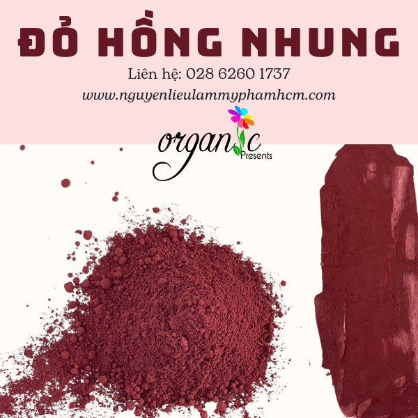 ĐỎ HỒNG NHUNG (MÀU KHOÁNG ẤN)