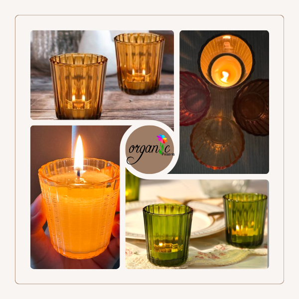 LY THỦY TINH ĐỰNG NẾN THƠM / TEALIGHT 50G (4 MÀU)