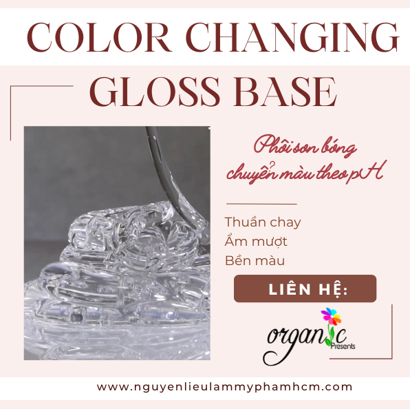 Nguyên liệu mỹ phẩm color changing gloss base