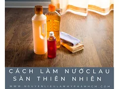 CÁCH LÀM NƯỚC LAU SÀN VỚI TINH DẦU THIÊN NHIÊN