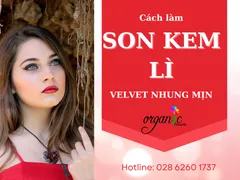 CÁCH LÀM SON KEM LÌ VELVET - NHUNG MỊN & NHANH KHÔ