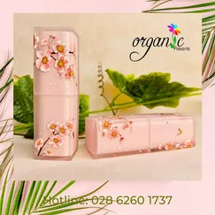 VỎ SON HANDMADE (IN 3D - MÀU HỒNG HOA TO)