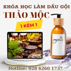 (TRỰC TIẾP - 1 KÈM 1) KHÓA HỌC DẦU GỘI THẢO MỘC DỊU NHẸ