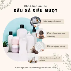(ONLINE) KHÓA HỌC LÀM DẦU XẢ SIÊU MƯỢT TẠI NHÀ