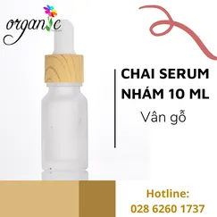 CHAI SERUM NHÁM 10ML (NẮP BÓP VÂN GỖ)