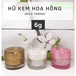 HŨ NHỰA HOA HỒNG 5G (MÀU TRẮNG)